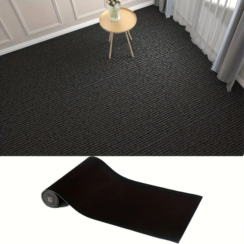 Selbstklebender Teppich in Uni-Farbe für Wohnzimmer, Küche und Schlafzimmer – 40 × 100 bis 40 × 300 cm, wasserdicht, zuschneidbar, 5 Farben