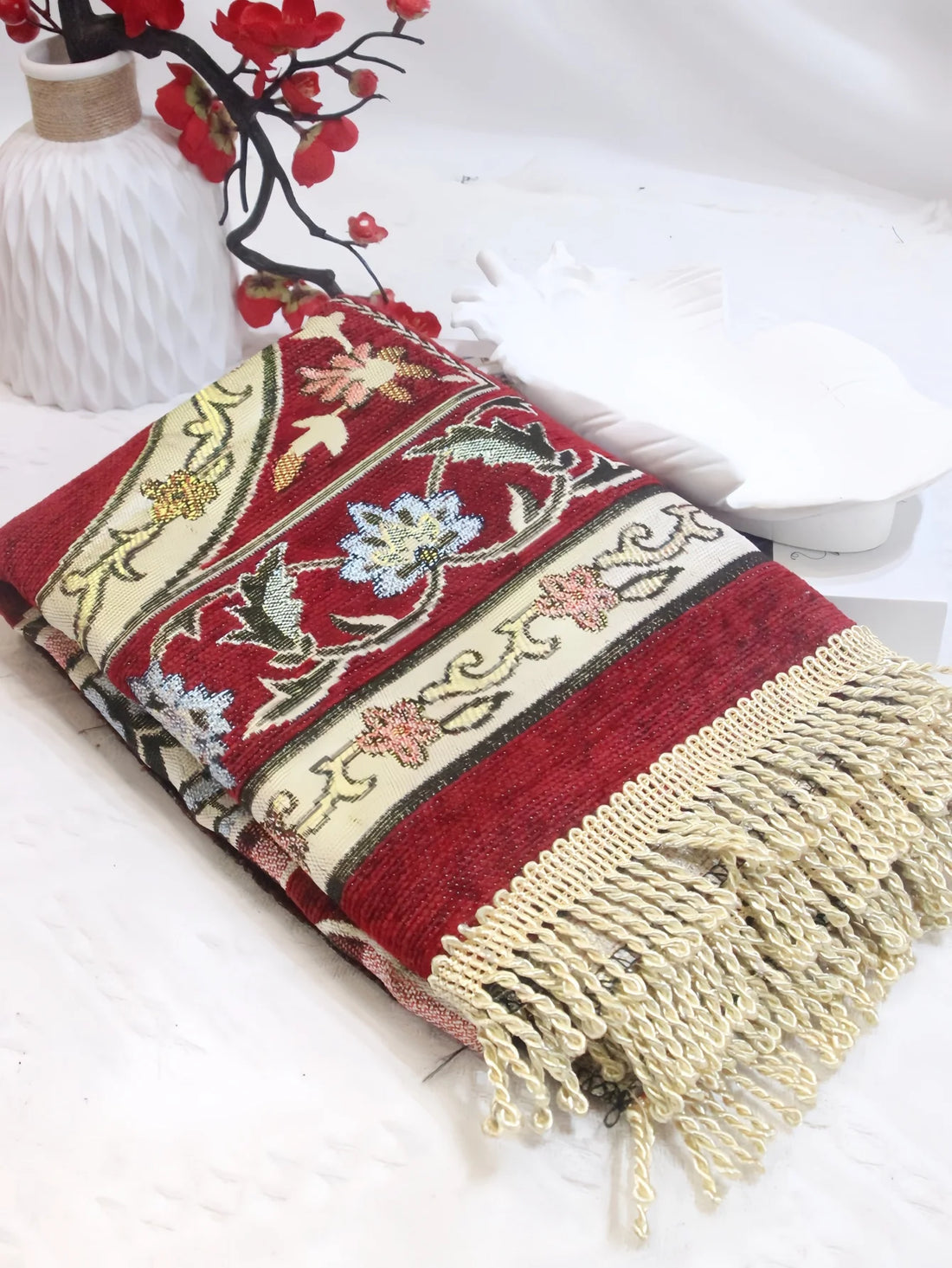 Gepolsterter Gebetsteppich aus Polyester für Gebet zu Hause, in der Moschee und auf Reisen – 70 × 110 cm, weich, tragbar, rutschfest, 4 Farben