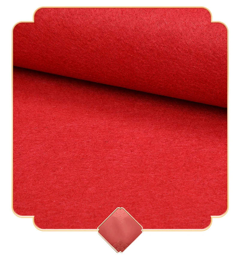 Hochzeitsläufer aus Vliesstoff für Trauung, Party und Bühne drinnen und draußen – 1 bis 1,5 m breit, bis 15 m lang, 2 mm, rutschfest, 7 Farben