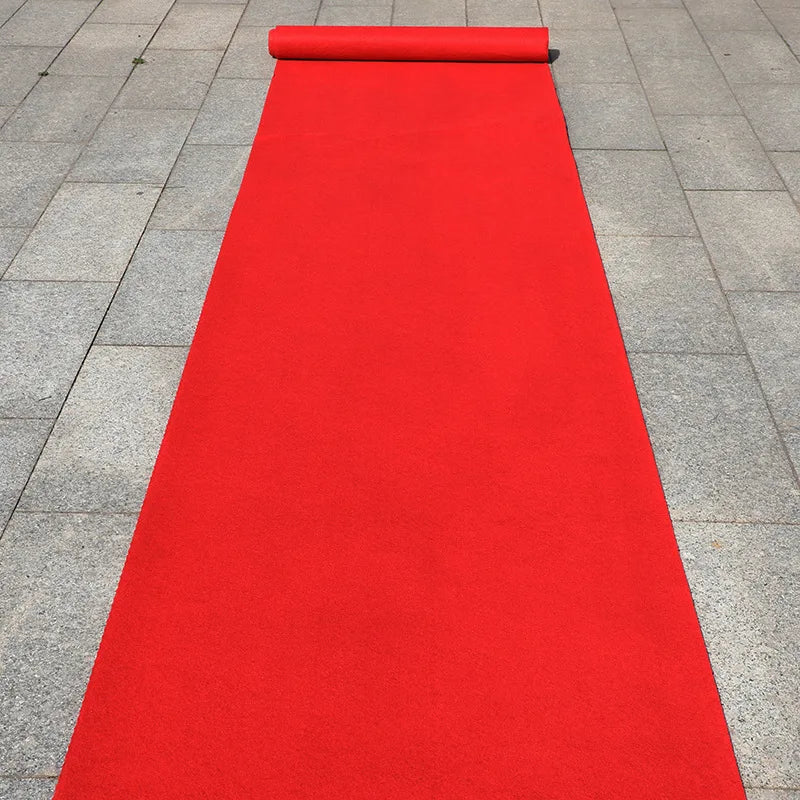 Hochzeitsläufer aus Vliesstoff für Trauung, Party und Bühne drinnen und draußen – 1 bis 1,5 m breit, bis 15 m lang, 2 mm, rutschfest, 7 Farben