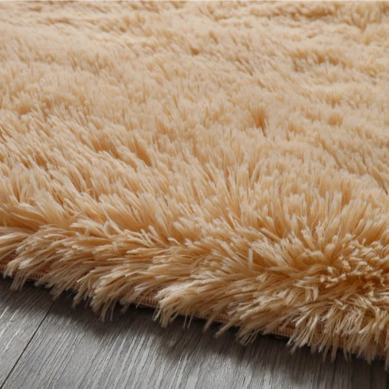 Flauschiger, verdickter Teppich für Wohnzimmer, Schlafzimmer und Kinderzimmer – 40 × 60 bis 160 × 230 cm, rechteckig, rutschfest, 17 Farben