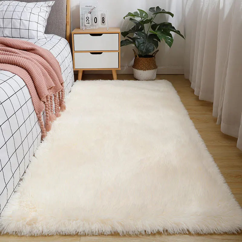 Langflor-Teppich in Batik-Optik im nordischen Stil für Wohnzimmer, Schlafzimmer und Erker – 50 × 80 bis 80 × 160 cm, rutschfest, 5 Farben