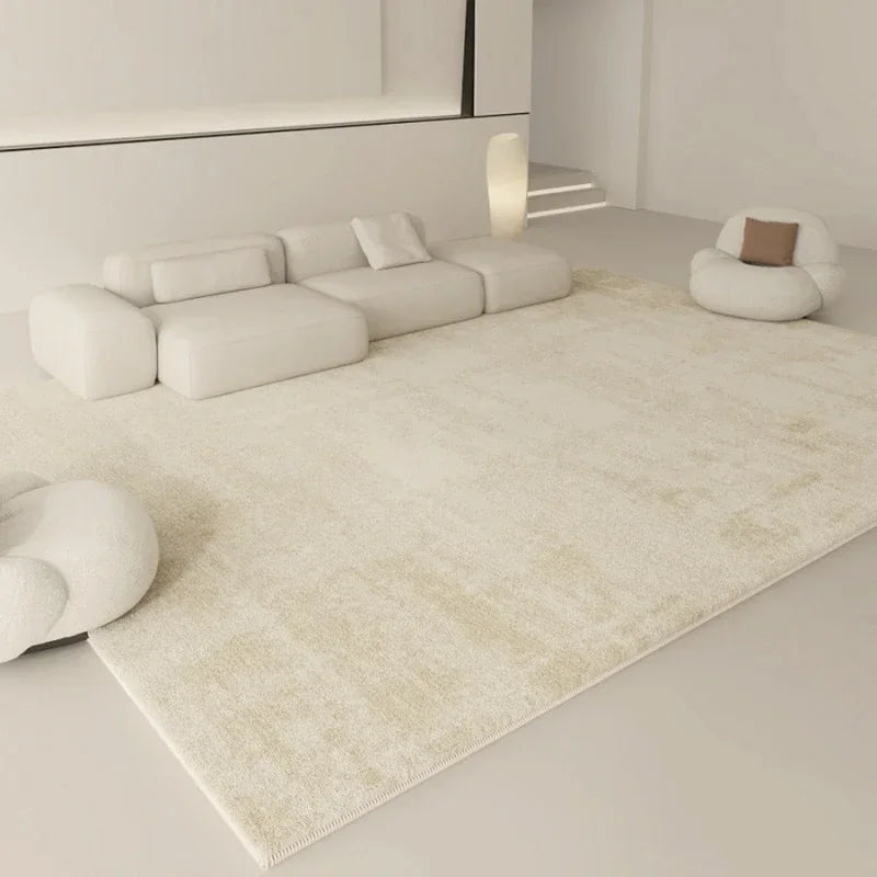 Flauschiger Plüschteppich im Wabi-Sabi-Stil für Wohnzimmer und Schlafzimmer – 80 × 120 bis 200 × 300 cm, rechteckig, minimalistisch, 15 Motive