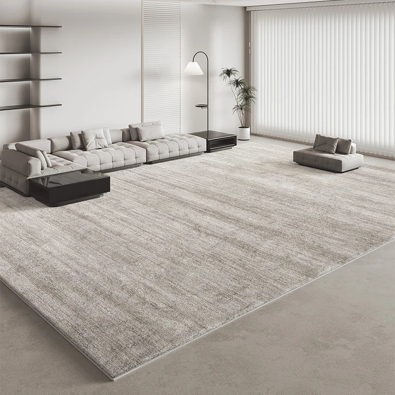 Minimalistischer Plüschteppich im italienischen Stil für Wohnzimmer und Schlafzimmer – 80 × 120 bis 200 × 300 cm, flauschig, gestreift, 14 Motive