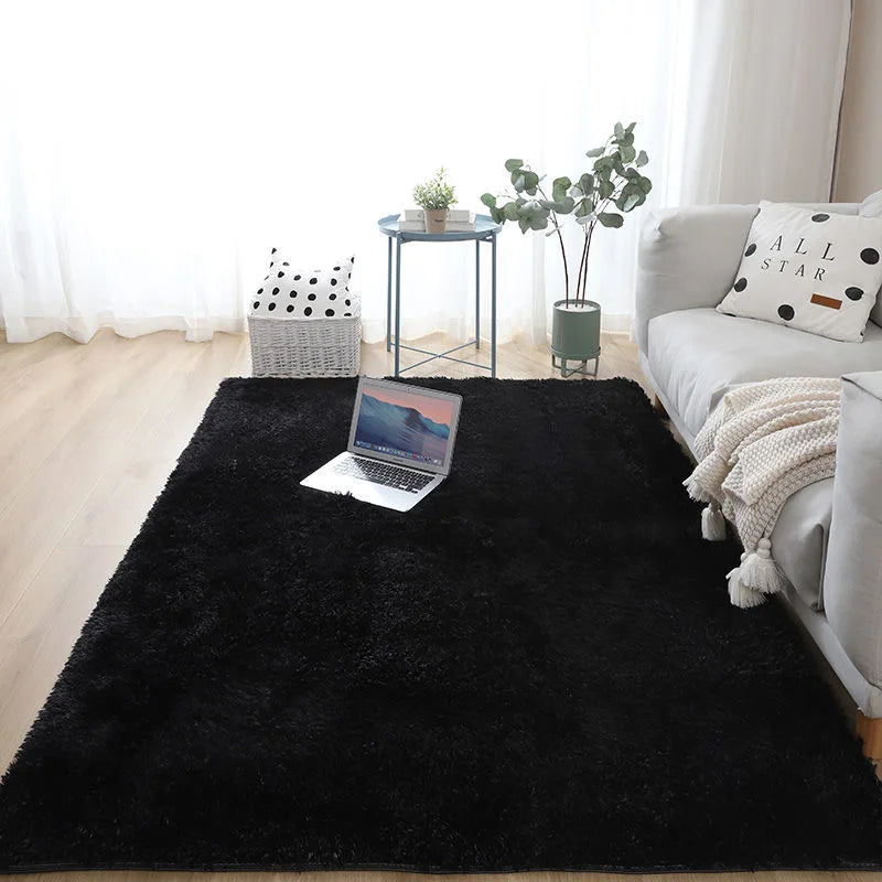 Shaggy-Teppich uni oder mit Zickzackmuster für Wohnzimmer, Schlafzimmer und Kinderzimmer – 40 × 60 bis 160 × 230 cm, ca. 4 cm Flor, 18 Farben