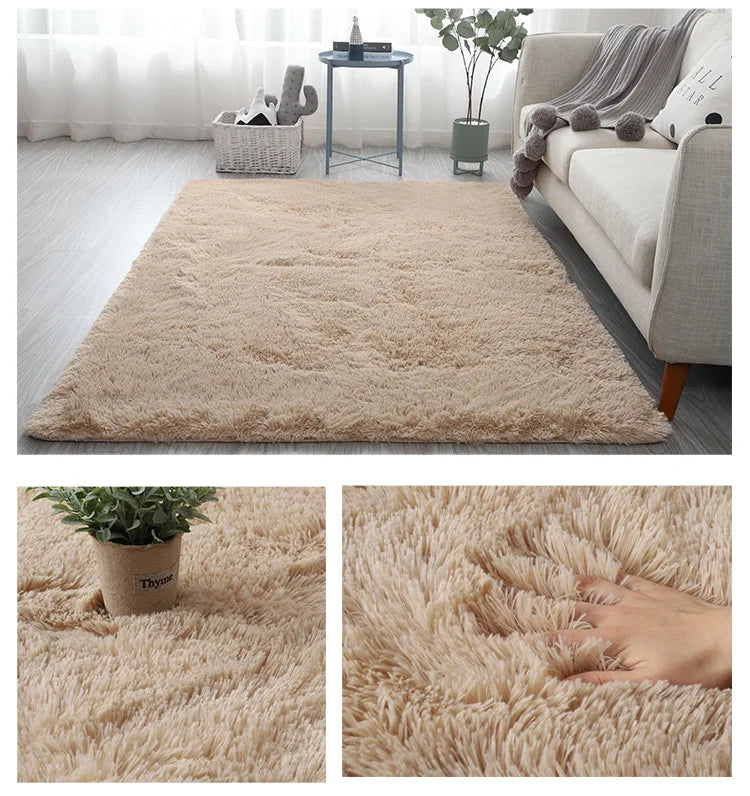 Shaggy-Teppich uni oder mit Zickzackmuster für Wohnzimmer, Schlafzimmer und Kinderzimmer – 40 × 60 bis 160 × 230 cm, ca. 4 cm Flor, 18 Farben