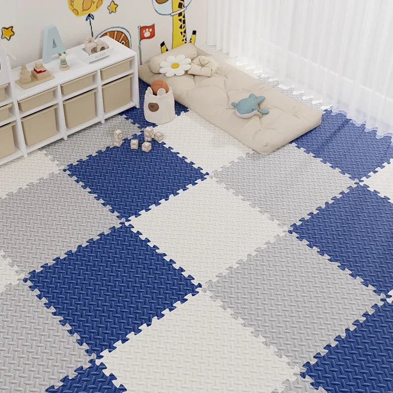 Puzzlematte aus EVA-Schaum als Baby-Spielmatte und Haustiermatte – 30 × 30 × 1 cm je Platte, rutschfest, wasserdicht, 1 bis 20 Stück, 13 Farben