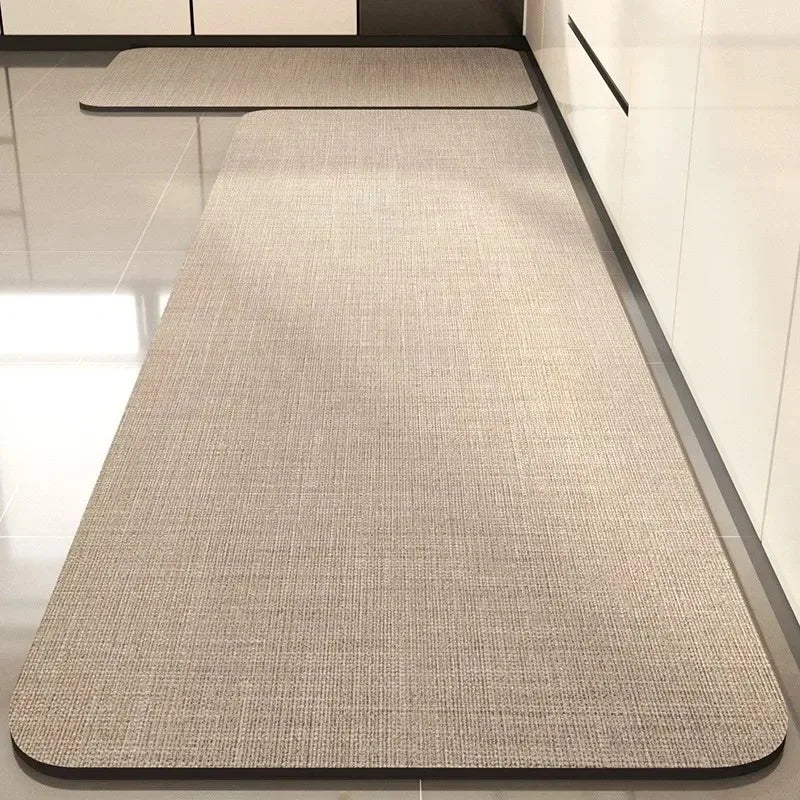 Küchenmatte aus PVC in Lederoptik als Läufer für Küche und Eingang – 50 × 80 bis 200 × 300 cm, wasserdicht, ölbeständig, rutschfest, 12 Motive