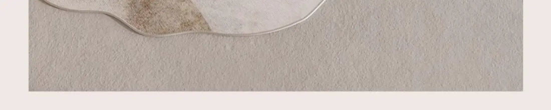 Unregelmäßig geformter Teppich im Retro-Stil für Wohnzimmer und Schlafzimmer – 80 × 120 bis 200 × 300 cm, dick, rutschfest, 5 Motive
