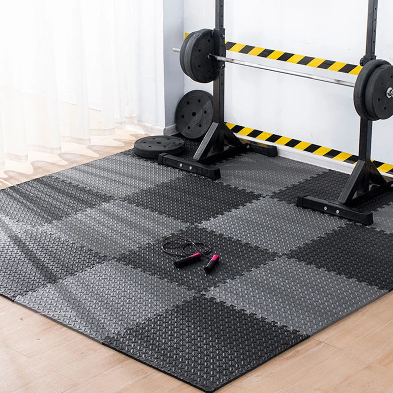 EVA-Schaumstoffmatte als Puzzle-Bodenmatte für Fitness, Yoga und Spielzimmer – 30 × 30 × 1 cm, rutschfest, wasserdicht, 1 bis 16 Stück, 3 Farben
