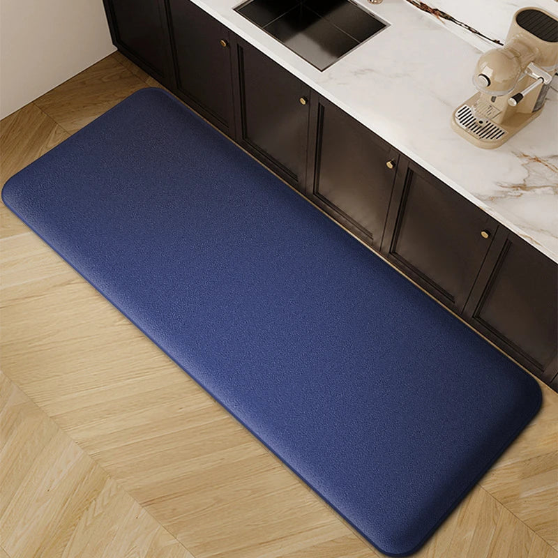 Verdickter Küchenläufer aus Flanell-Fleece für Küche, Eingang und Bad – 40 × 60 bis 60 × 200 cm, einfarbig, wasser- und ölabsorbierend, 5 Farben