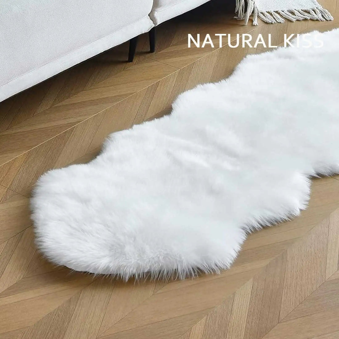 Kunstfell-Teppich in Schaffell-Optik mit langem Flor für Wohnzimmer, Schlafzimmer und Sofa – 45 × 65 bis 80 × 220 cm, 5–6 cm Flor, 10 Farben