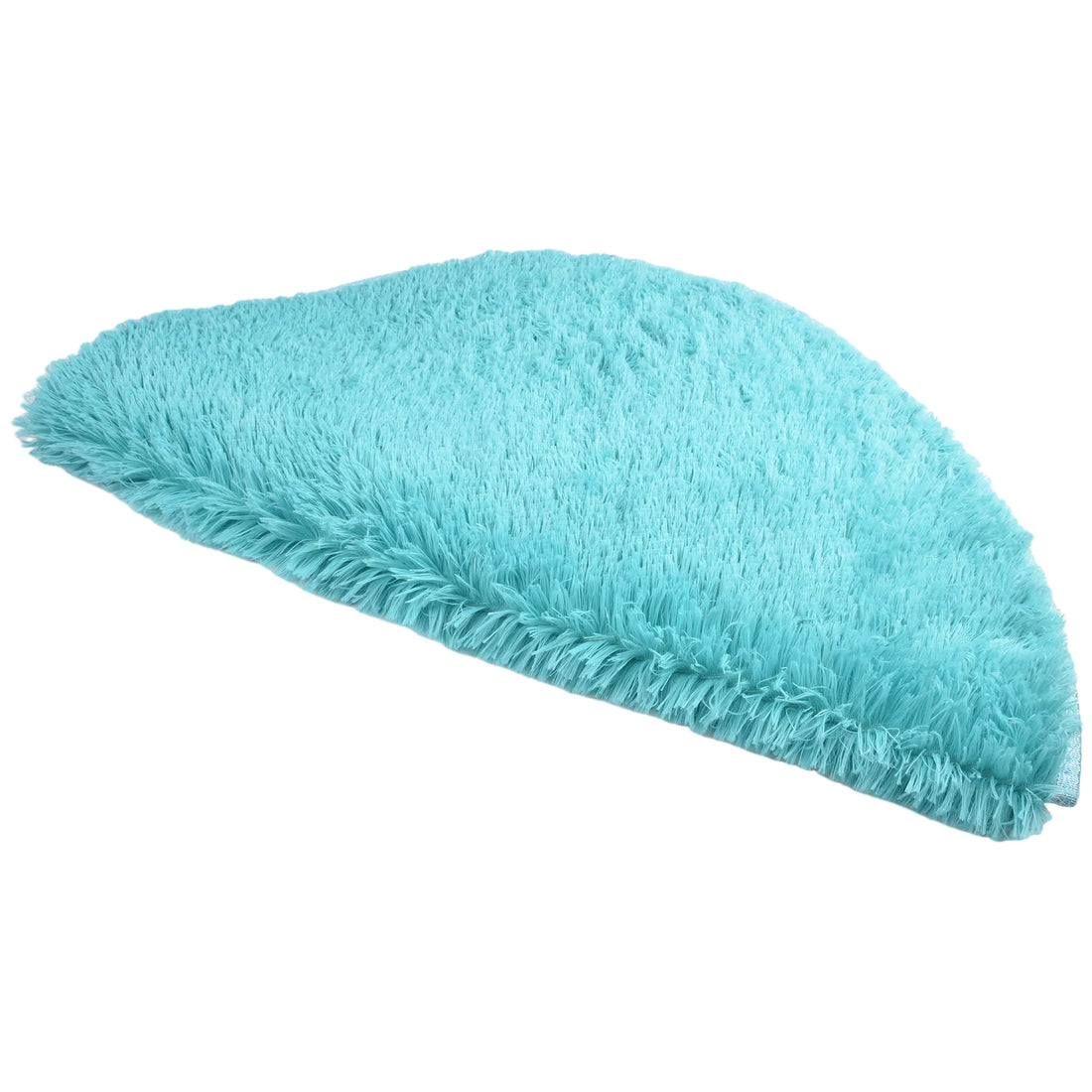 Runder Shaggy-Teppich mit 4 cm Flor für Wohnzimmer, Schlafzimmer und Kinderzimmer – Ø 40, 60 oder 80 cm, superweich, rutschfeste Noppen, 12 Farben