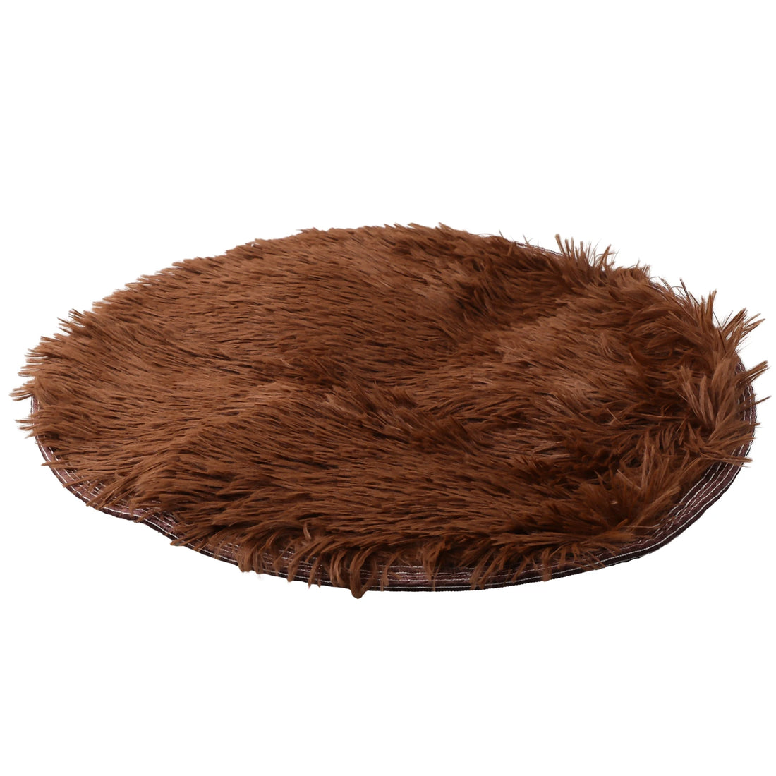 Runder Shaggy-Teppich mit 4 cm Flor für Wohnzimmer, Schlafzimmer und Kinderzimmer – Ø 40, 60 oder 80 cm, superweich, rutschfeste Noppen, 12 Farben