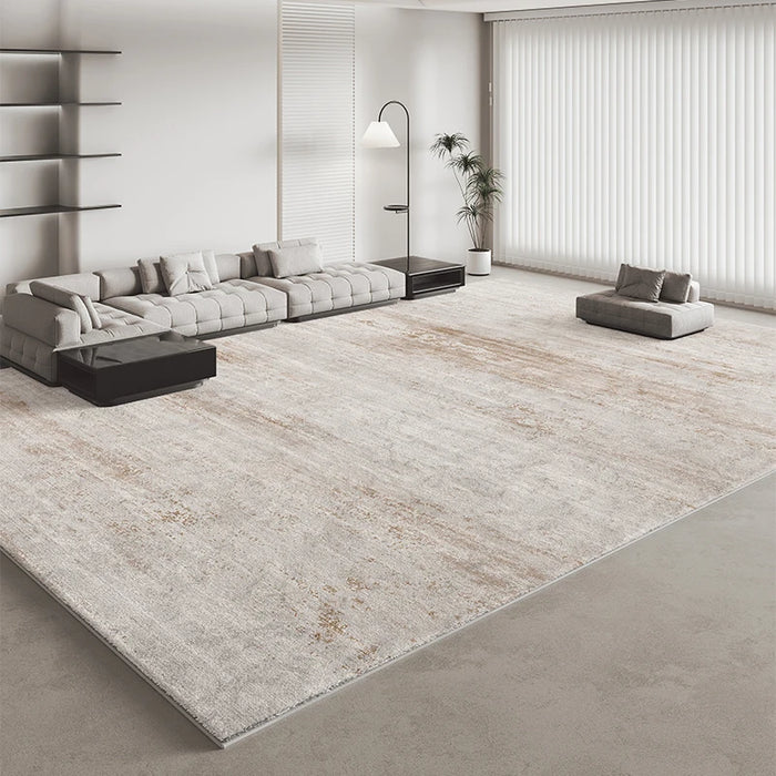 Minimalistischer Plüschteppich im italienischen Stil für Wohnzimmer und Schlafzimmer – 80 × 120 bis 200 × 300 cm, flauschig, gestreift, 14 Motive