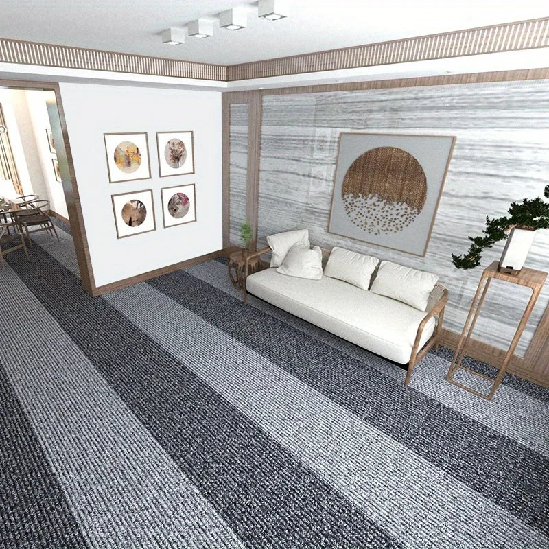 Selbstklebender Teppich zum Zuschneiden für Wohnzimmer, Schlafzimmer und Büro – 50 cm × 2 m, einfarbig, wasseraufnehmend, schmutzabweisend, 7 Farben