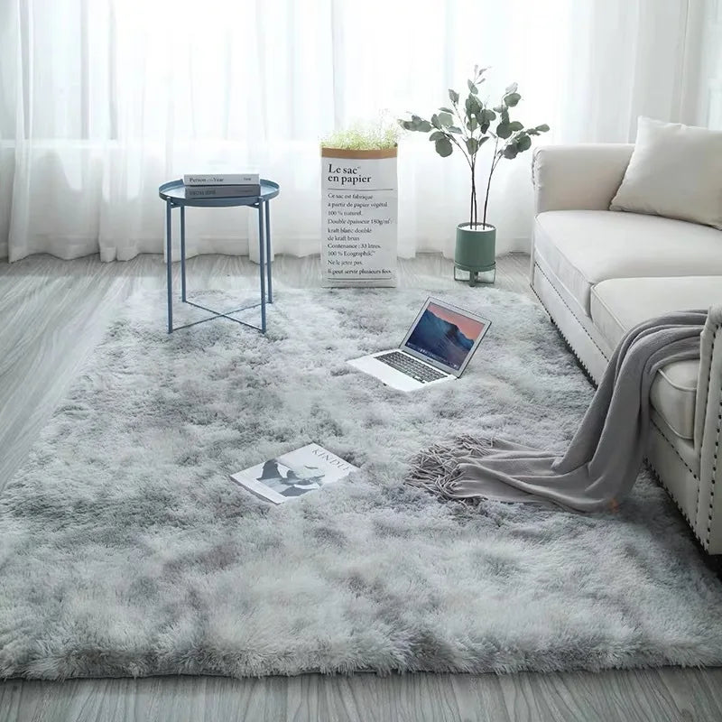 Flauschiger Shaggy-Teppich aus Kunstfell für Wohnzimmer und Kinderzimmer – 40 × 60 bis 160 × 200 cm, rechteckig, rutschfest, waschbar, 13 Designs