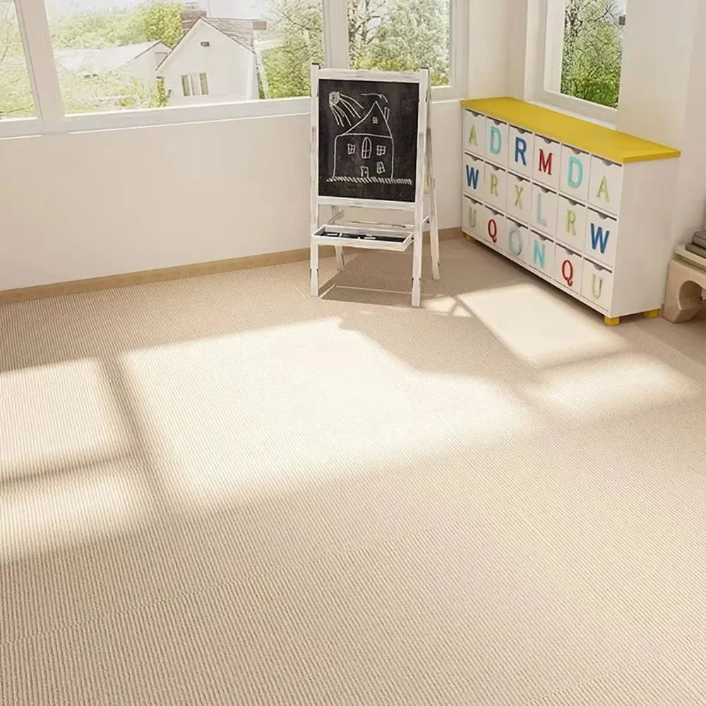 Selbstklebender Teppich von der Rolle mit Vliesoberfläche und PVC-Rücken für Küche und Badezimmer – 40 cm × 3 m, zuschneidbar, wasserdicht, 6 Farben