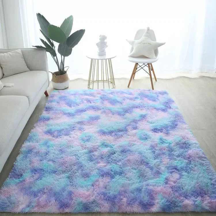 Flauschiger Shaggy-Teppich aus Kunstfell für Wohnzimmer und Kinderzimmer – 40 × 60 bis 160 × 200 cm, rechteckig, rutschfest, waschbar, 13 Designs