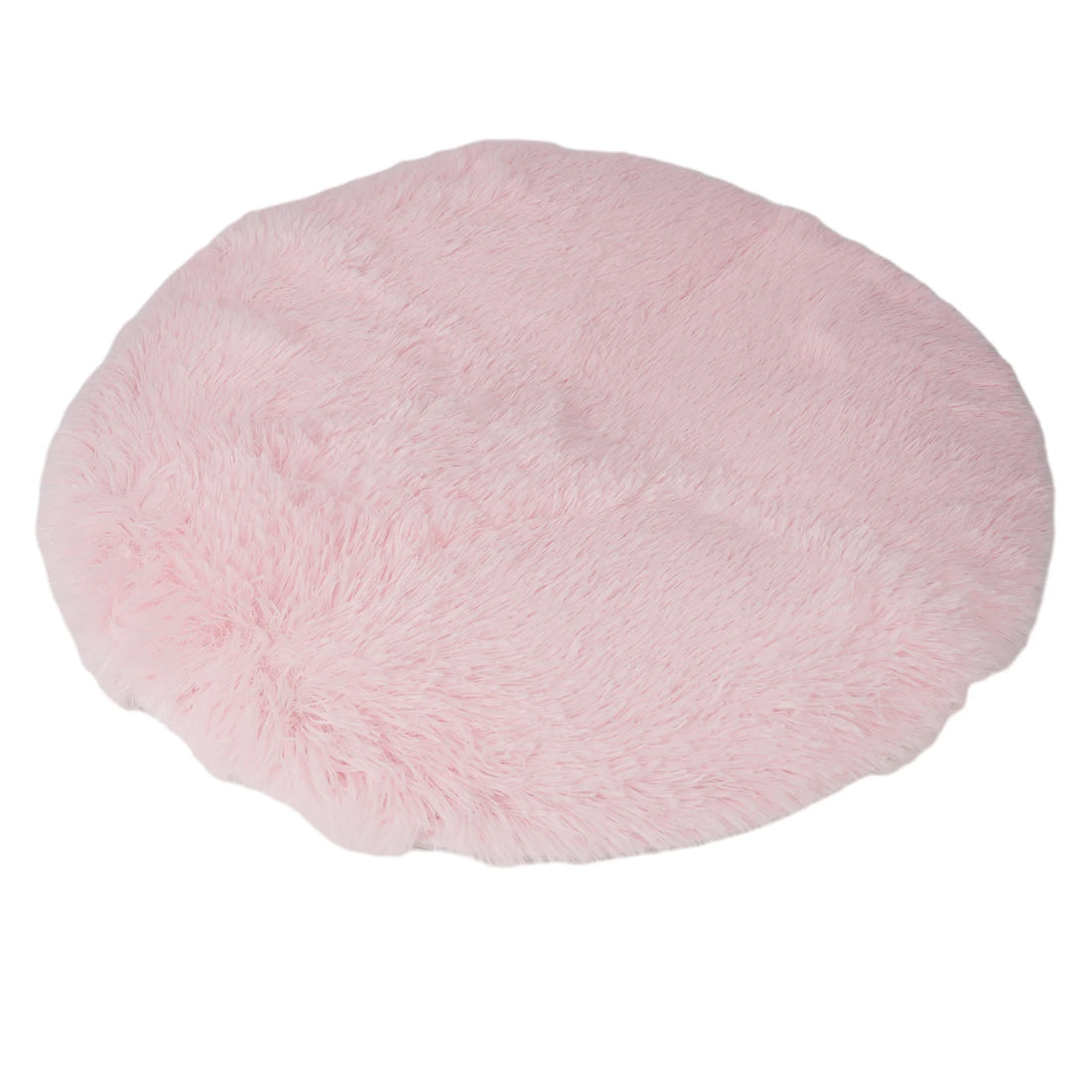 Runder Shaggy-Teppich mit 4 cm Flor für Wohnzimmer, Schlafzimmer und Kinderzimmer – Ø 40, 60 oder 80 cm, superweich, rutschfeste Noppen, 12 Farben