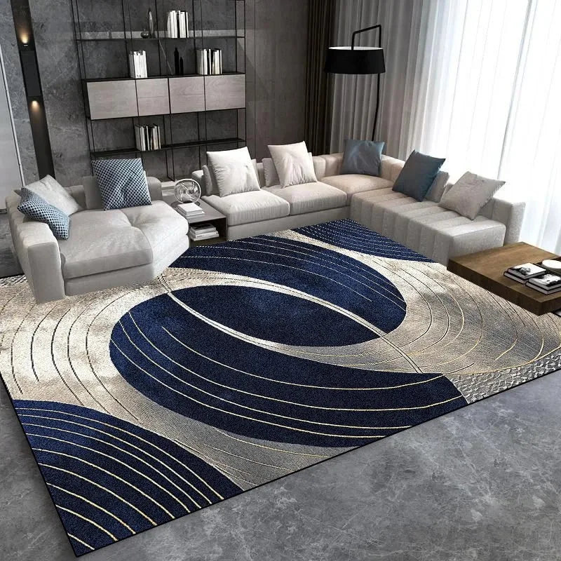 Rutschfester Teppich im modernen Stil für Wohnzimmer und Schlafzimmer – 40 × 60 bis 120 × 160 cm, gepolstert, antistatisch, waschbar, 8 Motive
