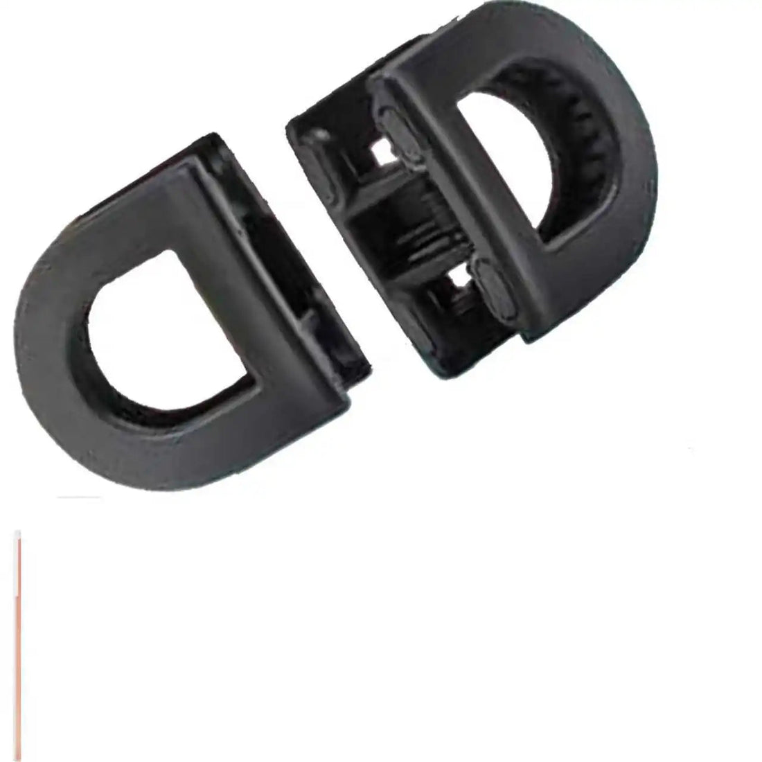 Magnetische Haarclips als Set für Alltag, Büro und Sport – Magnetverschluss, einhändig zu schließen, Orange, Türkis, Schwarz oder Schildpatt