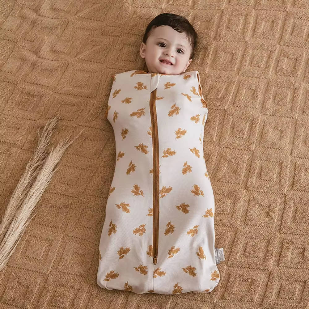 Babyschlafsack aus Baumwolle mit Zwei-Wege-Reißverschluss für Neugeborene und Babys – 55 oder 65 cm, 0 bis 6 Monate, umwandelbar, 6 Motive