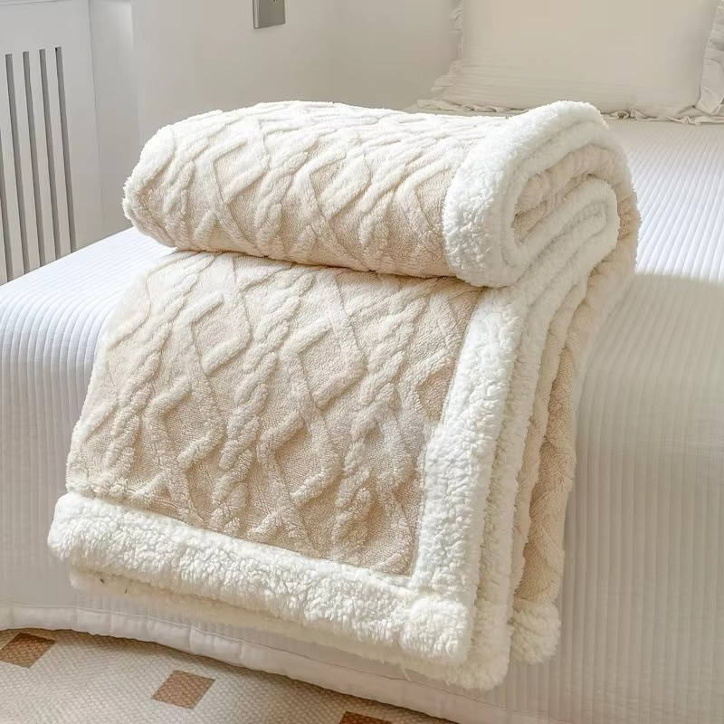 Weiche Fleecedecke für Sofa und Bett als Kuscheldecke – 100 × 150 bis 200 × 230 cm, leicht, in 9 Farben