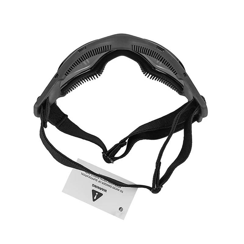 Hundebrille mit TPU-Rahmen und Polycarbonat-Gläsern für Autofahrt und Ausflüge – verstellbare Riemen, S oder M, in 3 Farben