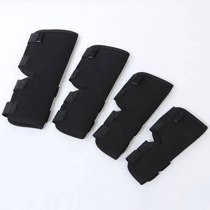 Stützende Beinbandage für Hunde aus Neopren und Nylon für das Sprunggelenk – Größe S bis XL, Klettverschluss, 4 Reflexstreifen