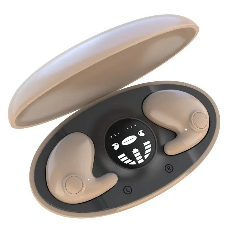 Flache Schlaf-Kopfhörer mit Bluetooth 5.3 für Seitenschläfer, Reisen und Sport – 1 cm dünn, 6 h Laufzeit, 24 h mit Ladecase, IPX5, 3 Farben