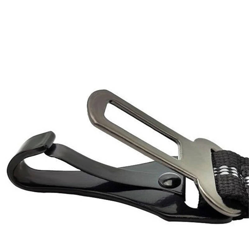 Hunde-Sicherheitsgurt für das Auto mit Ruckdämpfer und Karabiner für Gurtschloss oder Isofix – verstellbare Länge, 360° drehbar, Nylon