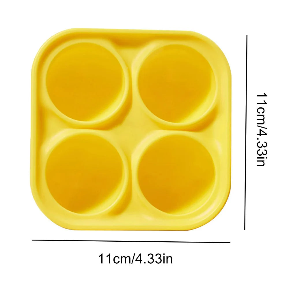 Befüllbarer Leckerli-Ball aus Silikon mit Silikonform für Hunde als Kauspielzeug und Anti-Schling-Napf – 2-in-1, Ball 8 cm, spülmaschinenfest