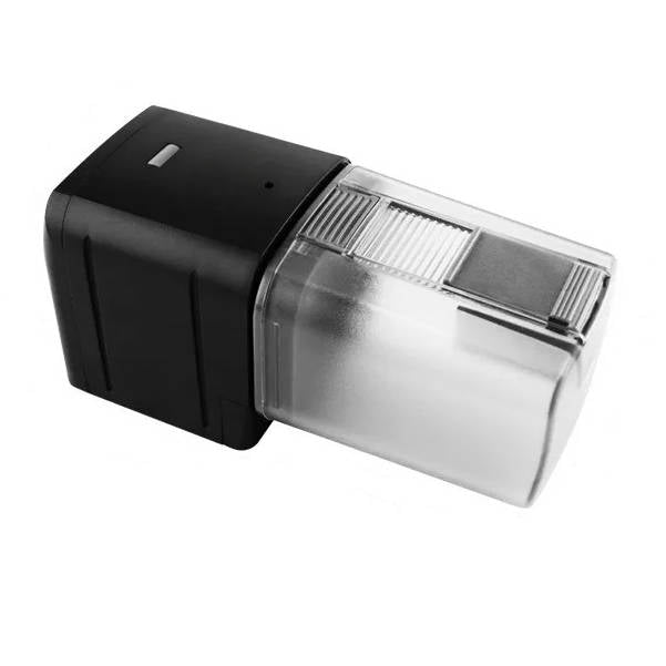 Automatischer WLAN-Futterautomat für Aquarien mit App- und Sprachsteuerung – ca. 160 g Vorrat, Klemme oder Klebepad, Micro-USB, Schwarz oder Weiß