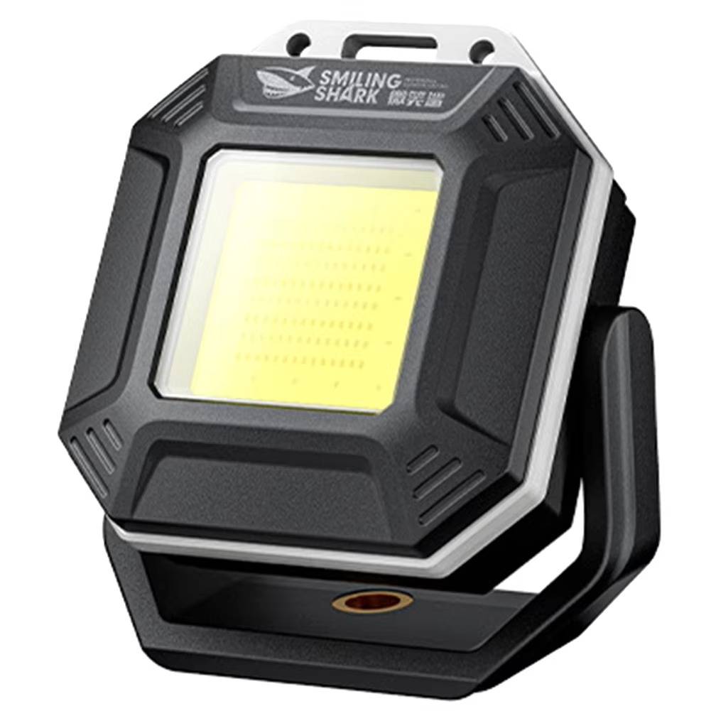 Mini-COB-Arbeitsleuchte mit Akku und Klappbügel für Panne, Reifenwechsel und Camping – 14 Lichtmodi, Weiß-, Gelb- und Rotlicht, Schwarz oder Khaki