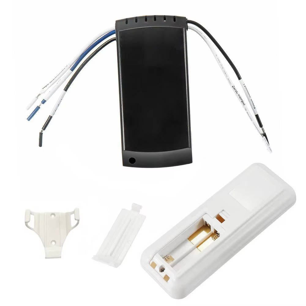 WLAN-Fernbedienung für Deckenventilatoren mit App und Sprachsteuerung – Empfänger, 3 Stufen, dimmbares Licht, Timer, 433 MHz, 110 oder 220 V