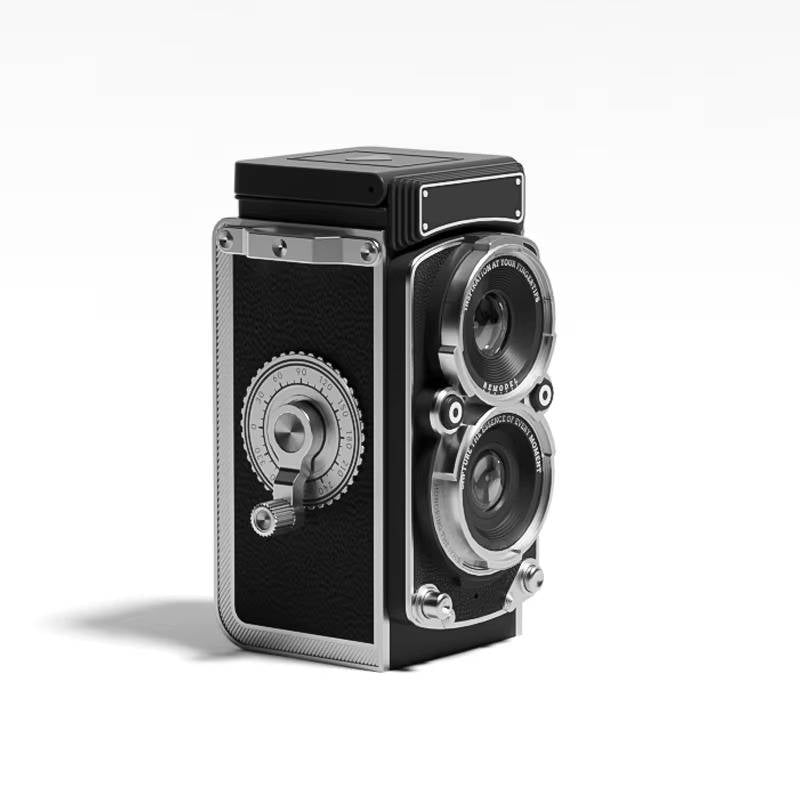 Digitalkamera im Vintage-Stil für Urlaub, Familienfeste und Alltag – Retro-Optik, kompakt für Fotos und Videos unterwegs