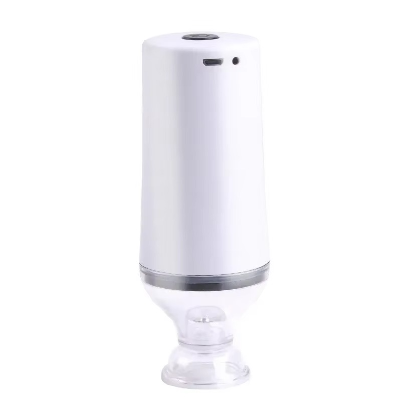Akku-Vakuumierer für Lebensmittel mit 15 Ventilbeuteln für Küche, Camping und Picknick – 60 kPa, 1200 mAh, USB-Ladung, rund 190 g