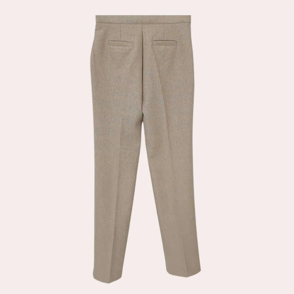 Eleganter dreiteiliger Damenanzug aus Hose, Weste und Blazer für Büro und Abendessen – Business-Look, Teile einzeln kombinierbar, XS bis XL