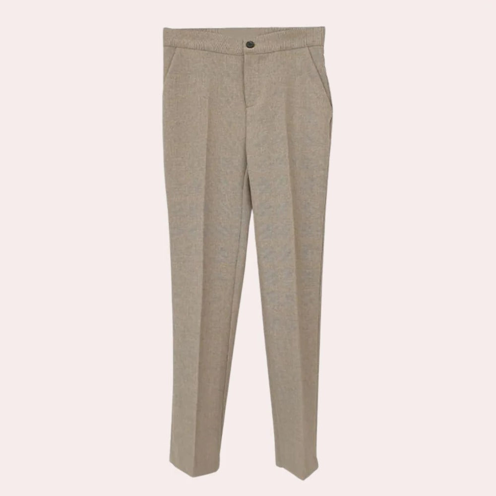 Eleganter dreiteiliger Damenanzug aus Hose, Weste und Blazer für Büro und Abendessen – Business-Look, Teile einzeln kombinierbar, XS bis XL