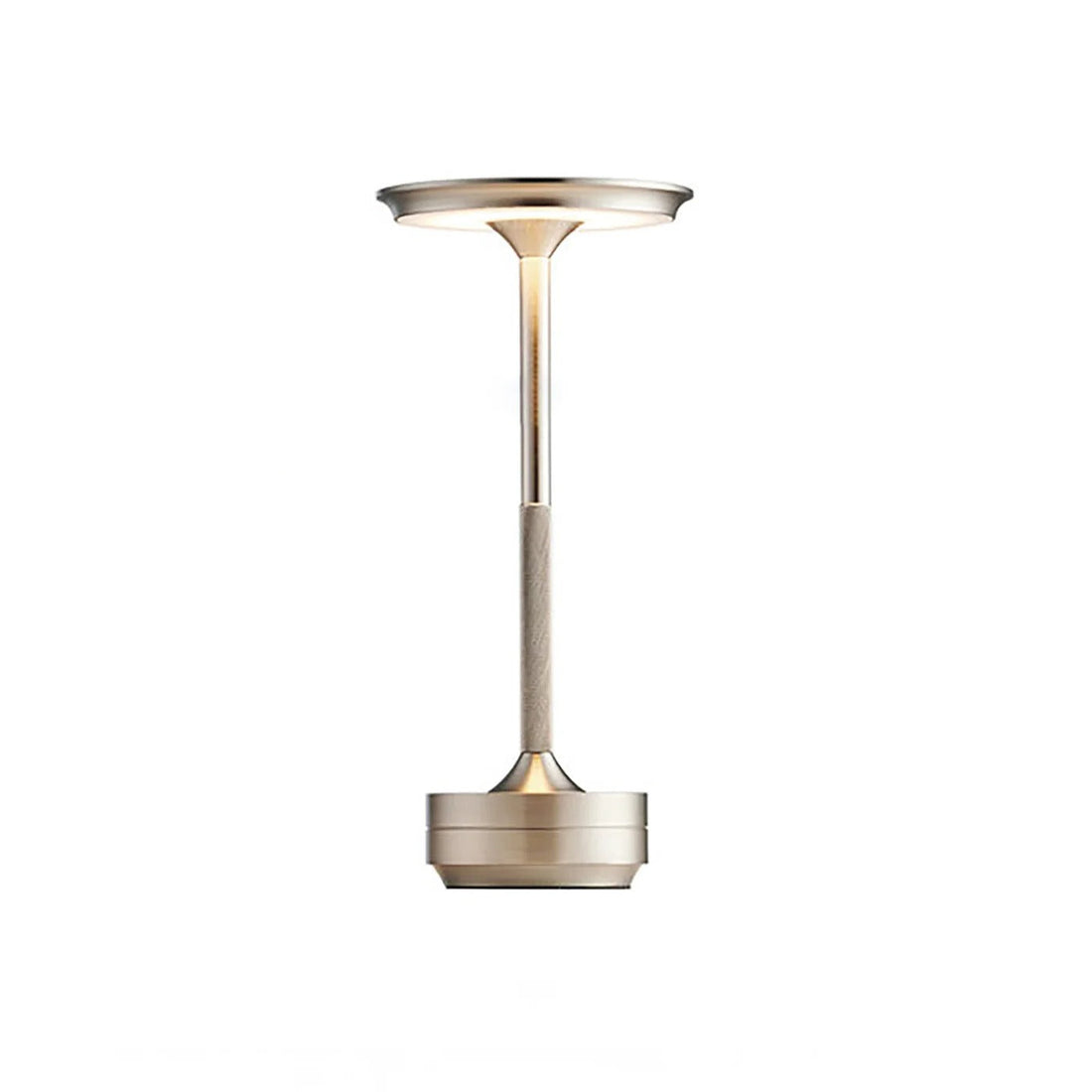 Kabellose LED-Tischlampe mit Touch-Dimmer im nordischen Stil für Schlafzimmer und Wohnzimmer – 4000-mAh-Akku, 3 Lichtfarben, Gold, Silber oder Schwarz