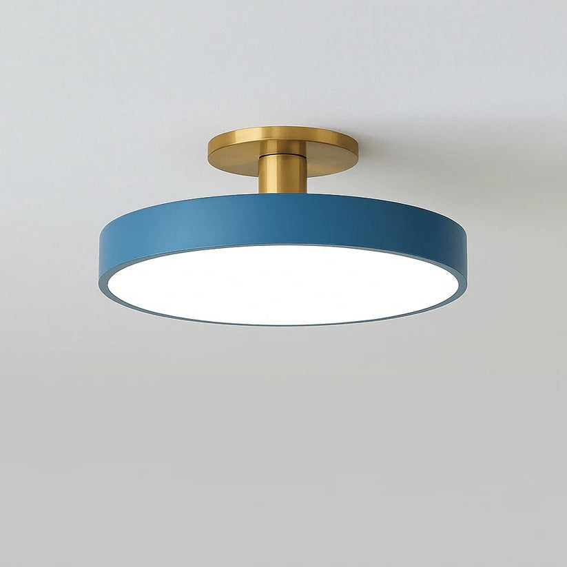 Runde LED-Deckenleuchte zum Aufbau für Küche, Esszimmer und Schlafzimmer – Warmweiß 3000–3200 K, für ca. 10–15 m², in 6 Farben