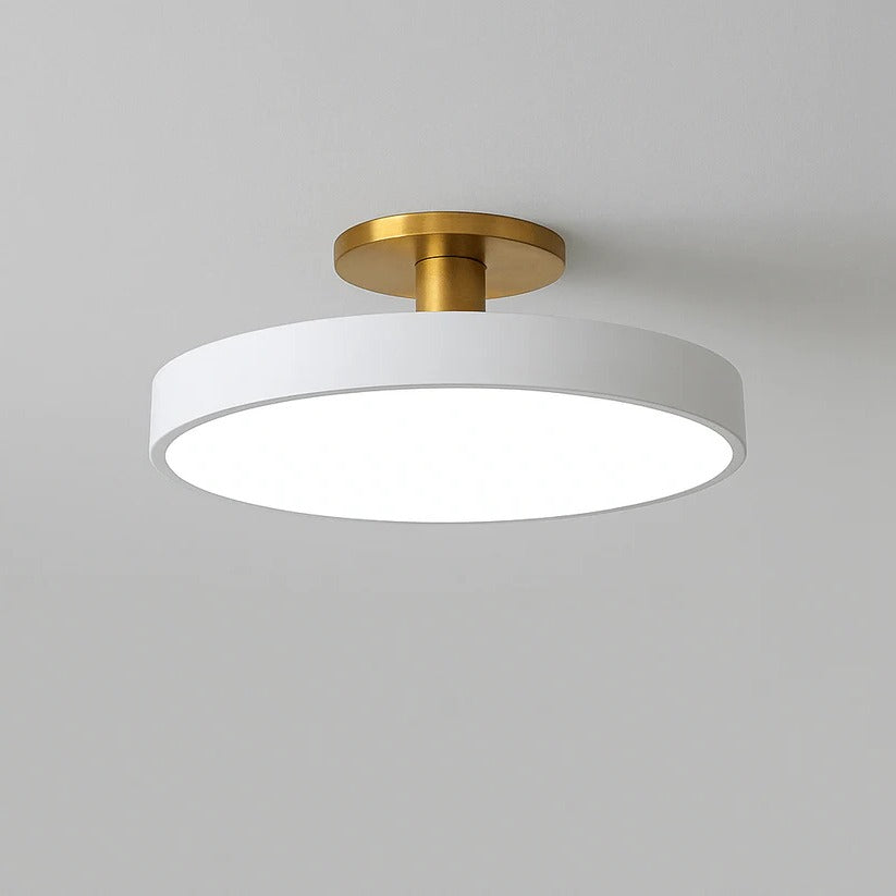Runde LED-Deckenleuchte zum Aufbau für Küche, Esszimmer und Schlafzimmer – Warmweiß 3000–3200 K, für ca. 10–15 m², in 6 Farben