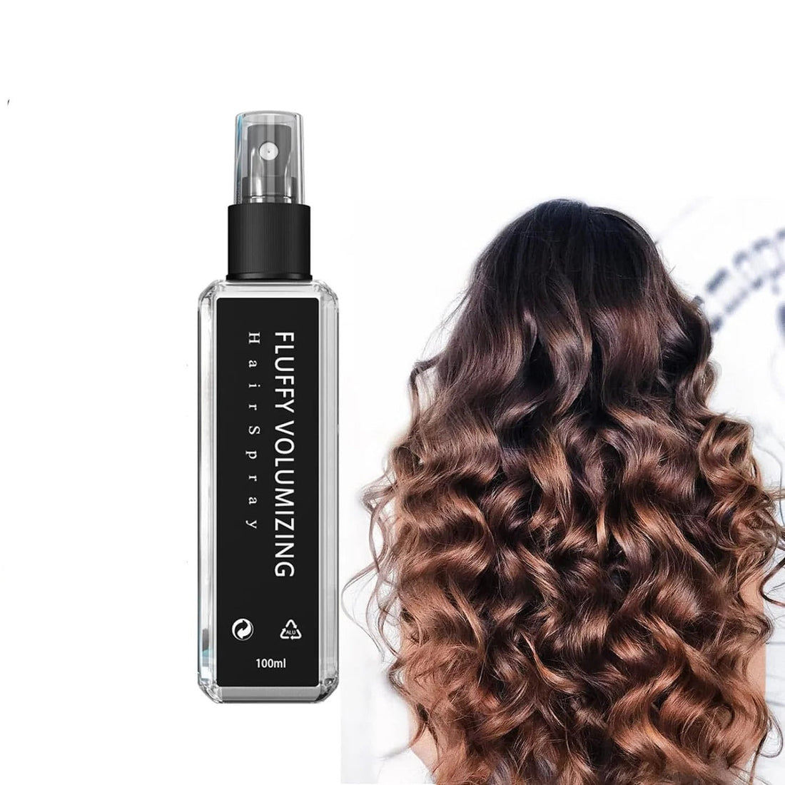 Volumenspray mit Pflanzenprotein für feines Haar als Styling-Grundlage – 100 ml, Pumpsprühflasche, leichter Halt, ohne Verkleben, auswaschbar