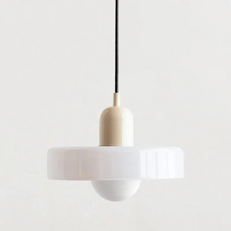 Retro-Pendelleuchte für Küche, Esszimmer und Schlafzimmer – Ø 25 cm, Kabel bis 150 cm, G9-Fassung, auch für Dachschrägen, 17 Farbkombinationen