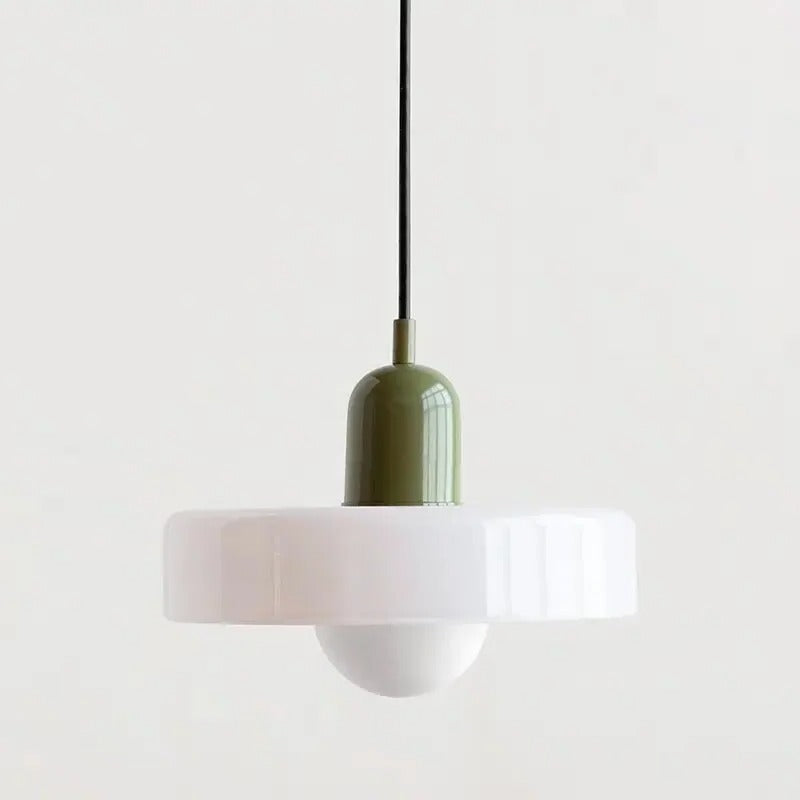 Retro-Pendelleuchte für Küche, Esszimmer und Schlafzimmer – Ø 25 cm, Kabel bis 150 cm, G9-Fassung, auch für Dachschrägen, 17 Farbkombinationen