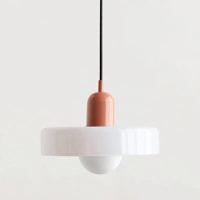Retro-Pendelleuchte für Küche, Esszimmer und Schlafzimmer – Ø 25 cm, Kabel bis 150 cm, G9-Fassung, auch für Dachschrägen, 17 Farbkombinationen