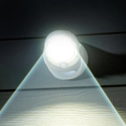 LED-Leuchte mit Bewegungsmelder für Eingang, Gehweg und Abstellraum – 450 Lumen, 360° drehbar, batteriebetrieben, wasserfest, selbstklebend