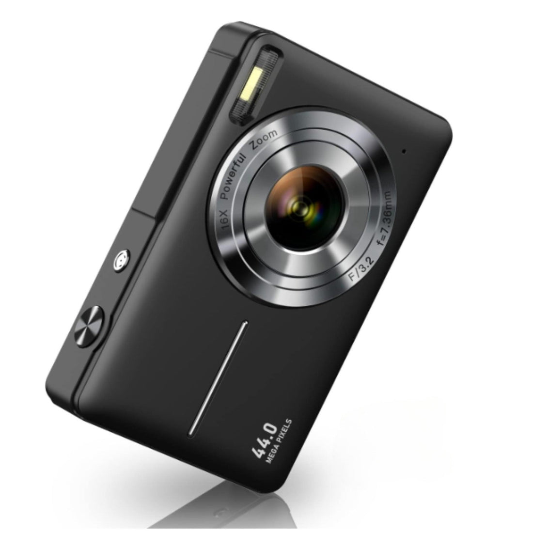 Kompakte Digitalkamera im Retro-Stil für Reisen, Feiern und Alltagsfotos – 44 MP, 16-fach-Zoom, 1080p-Video, Bildschirm, 3 Farben