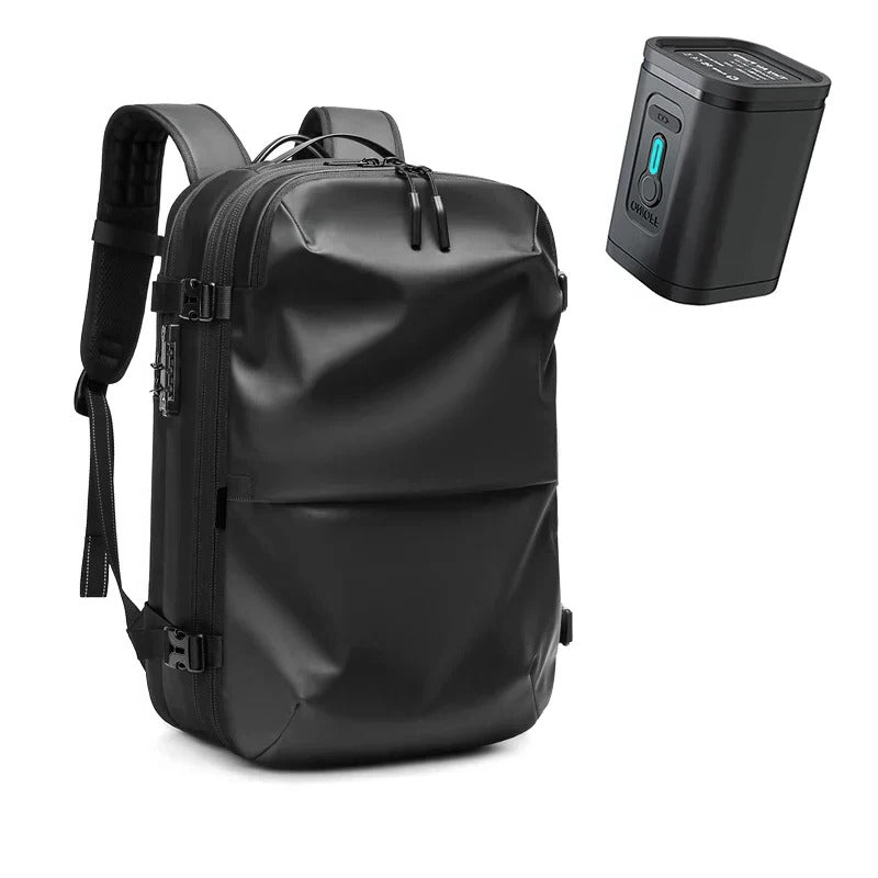 Reiserucksack mit Kompressionsfächern und verdeckten Reißverschlüssen für Flugreisen und Pendeln – abschließbar, wetterfest, mit USB-Kabel, 4 Farben